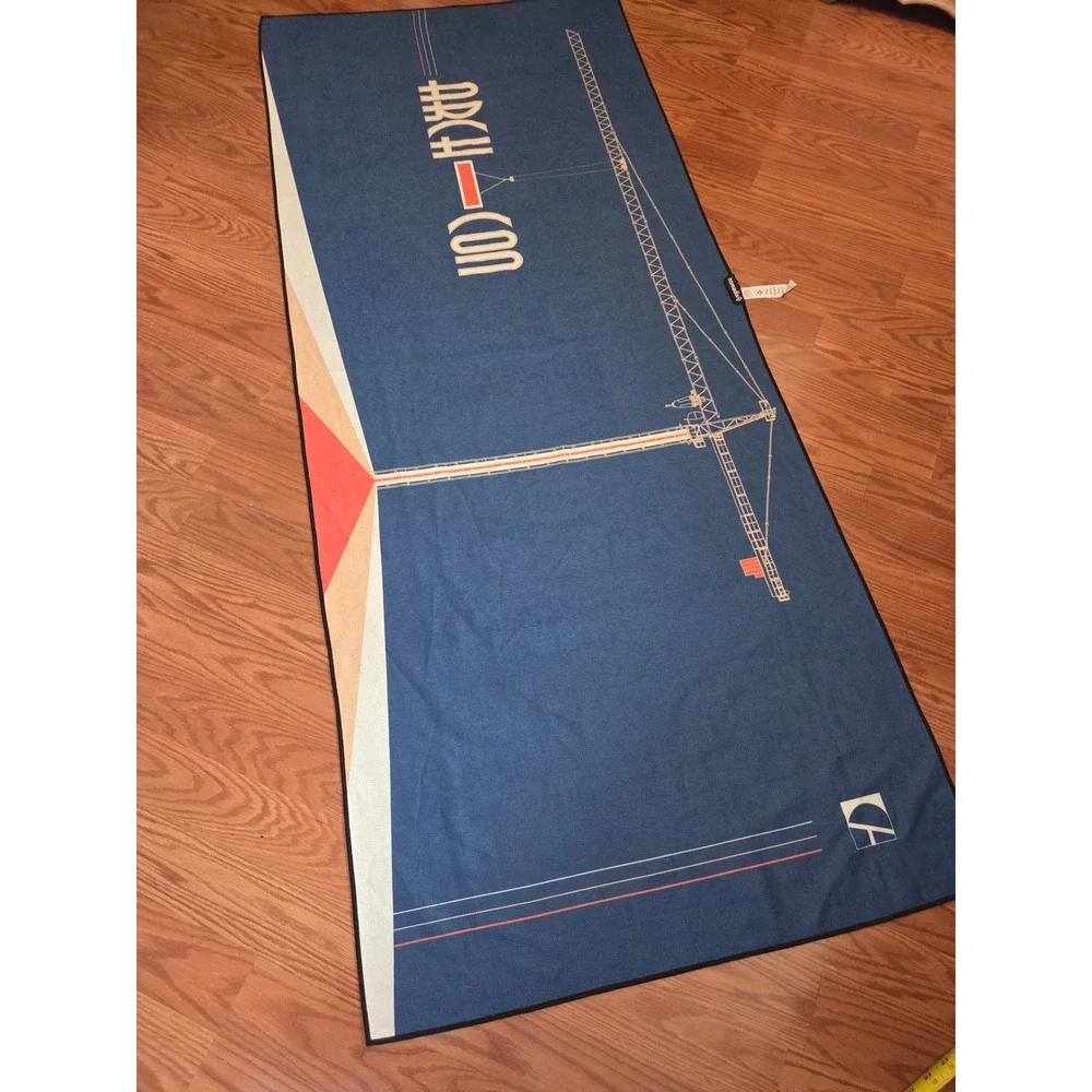 Nomadix only Towel You Need Post Consumer‎ Recycled Plastic Blue Crane Design